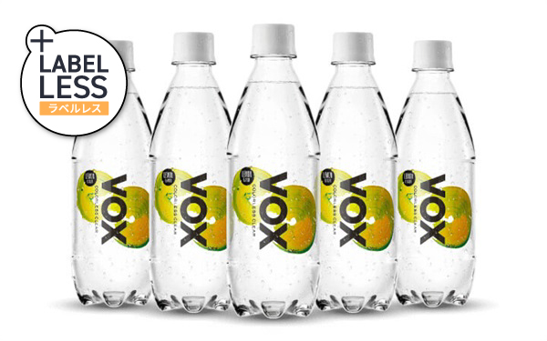 VOX 500ml Petbottle(レモンフレーバー(ラベルレス))